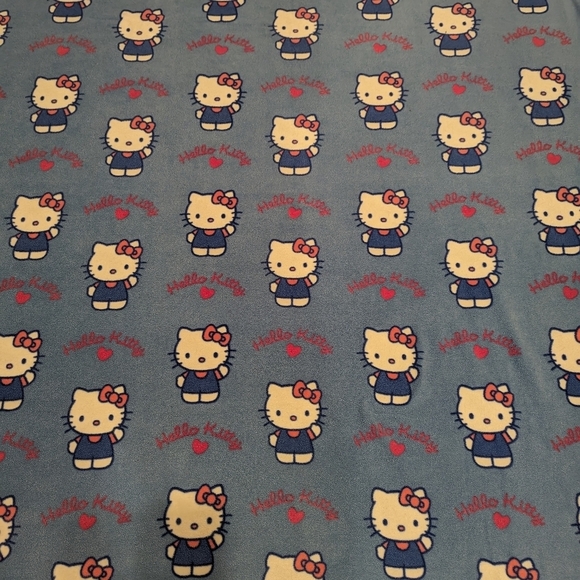 2003 Sanrio Hello Kitty Throw Fleece Blanket - Picture 3 of 6